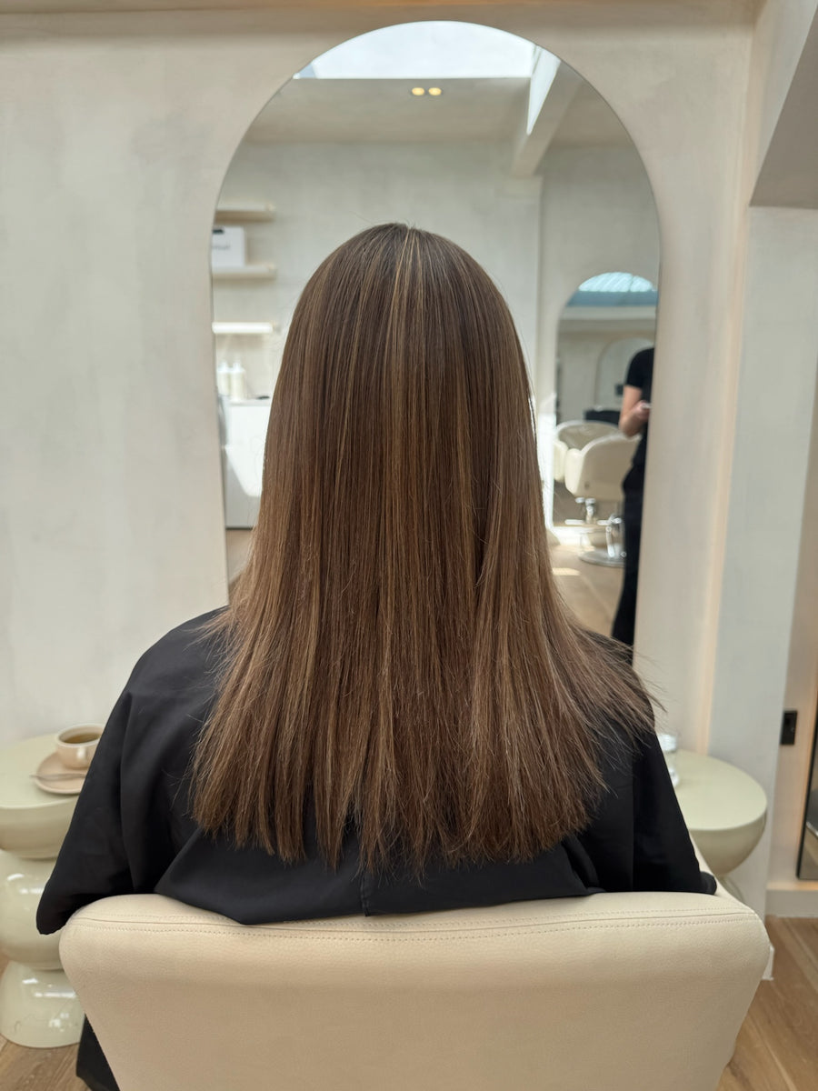 Before The Volume Edit clip-in hair extensions