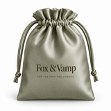 Fox & Vamp silk bag for clip-in hair extensions