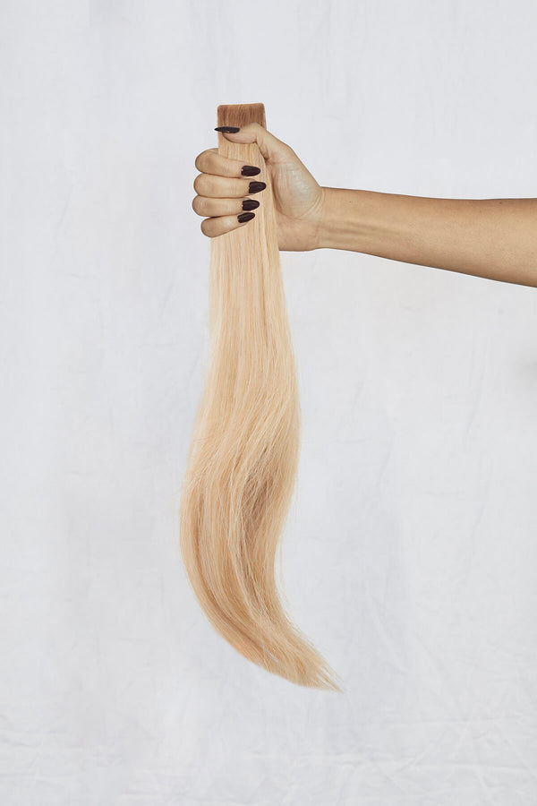 Tape-In Extensions | Sloane Square, Sandy Blonde