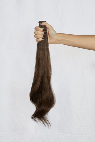 Mayfair | Chocolate Brunette Tape-In Hair Extensions