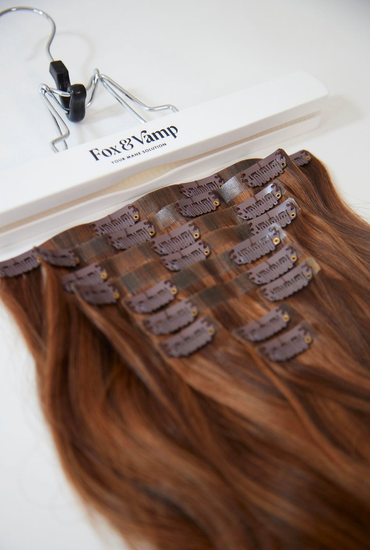 The Full Revamp Clip-In Extensions Set | Primrose - Deep Brunette